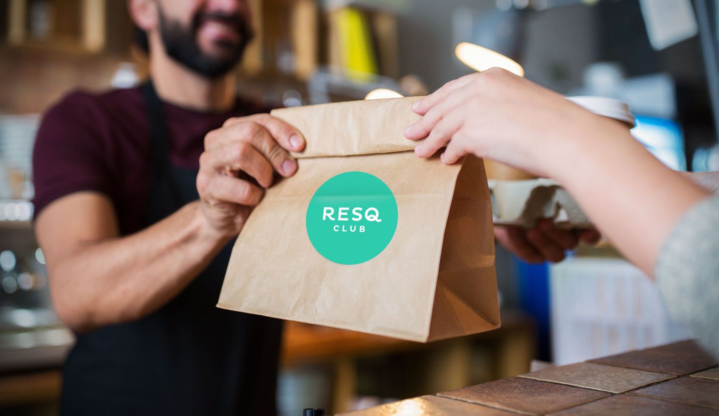 ResQ Club on mobiiliäpi start-up, mis ühendab restoranide, kohvikute ja muude toiduga
tegelevate asutuste müümata jäänud toidu tarbijatega. ResQ rakendusest leiab toitu kuni -50% allahindlusega ja sellega vähendatakse toidu äraviskamist.