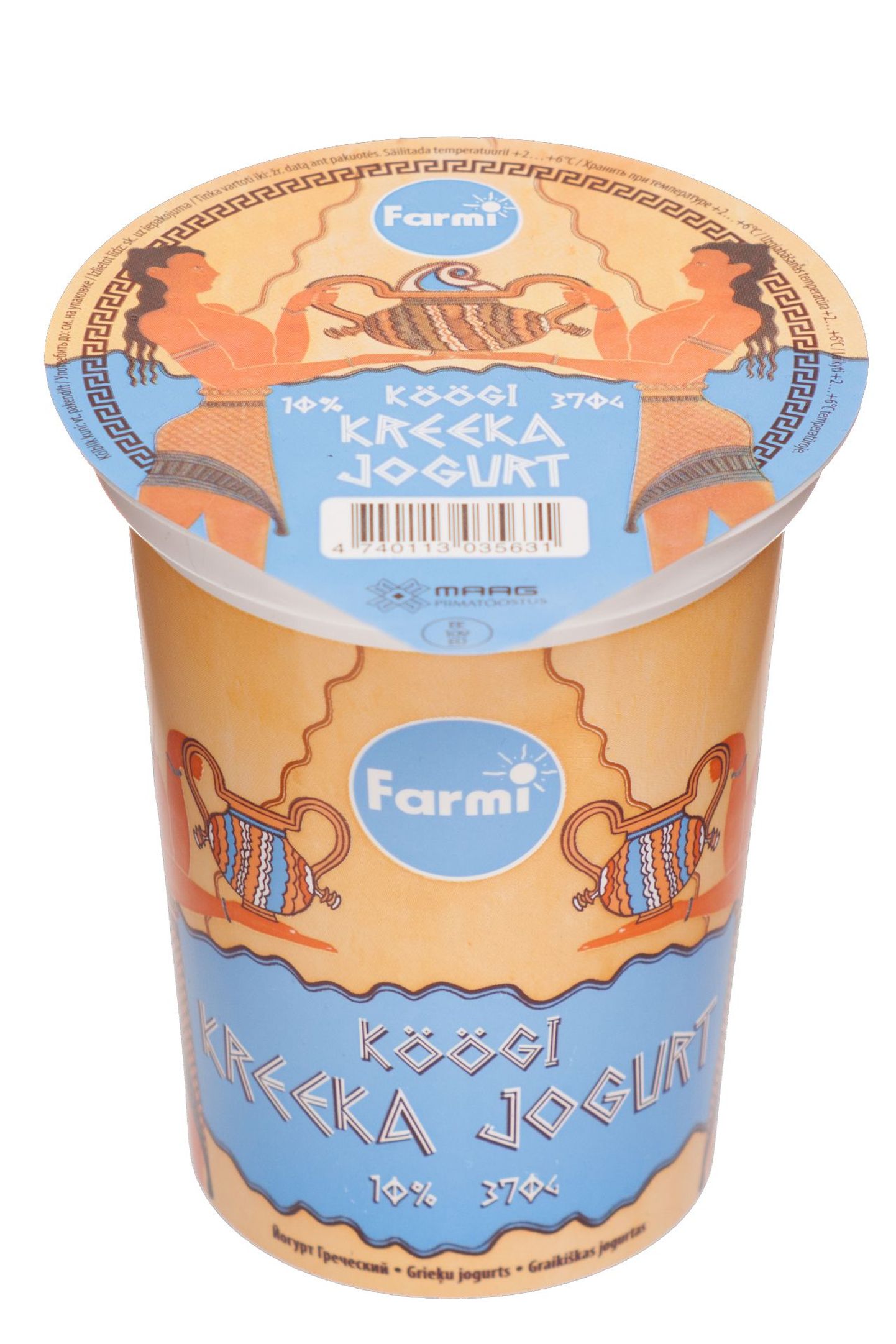 Farmi toodab nüüd ka Kreeka jogurtit.