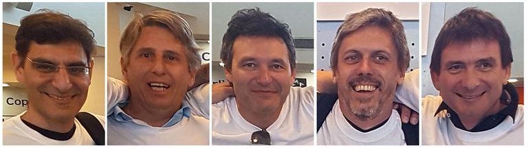 Terrorirünnakus hukkunud argentiinlased Hernan Ferrucci, Alejandro Pagnucco, Ariel Erlij, Hernan Mendoza ja Diego Angelini