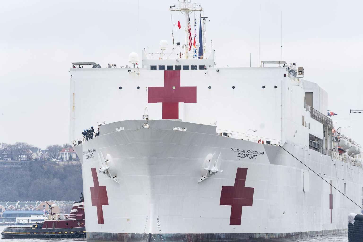 USA mereväe haiglalaev USNS Comfort New Yorgis