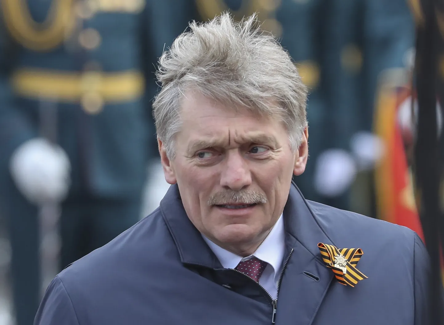 Kremli pressiesindaja Dmitri Peskov tänavu 9. mail Moskvas.