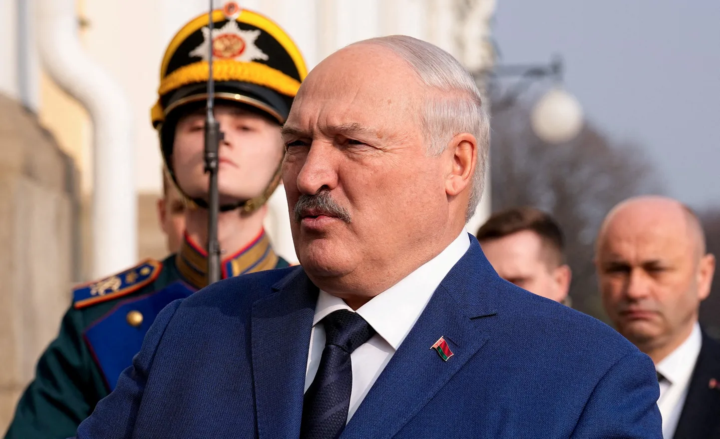 Valgevene režiimi juht Aljaksandr Lukašenka.