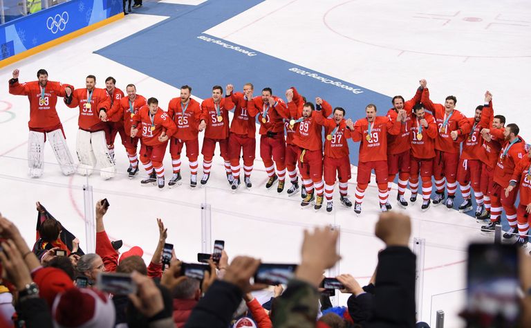 Venemaa võidukas jäähokikoondis Pyeongchangi taliolümpial