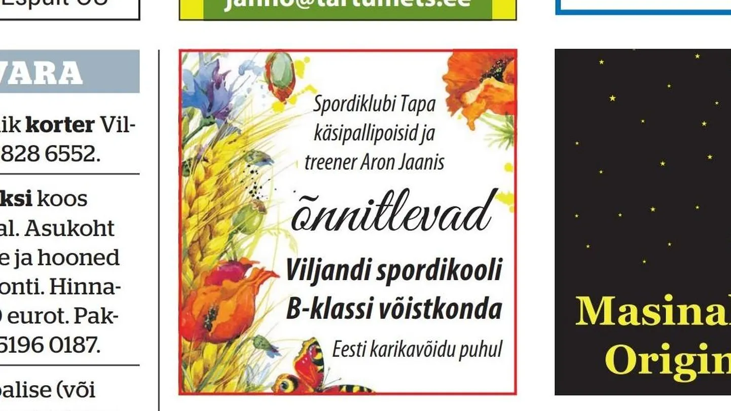 Sportlased teevad elutervet huumorit. Spordiklubi Tapa käsipallimeeskond näitab selles vallas aga sootuks uut taset.