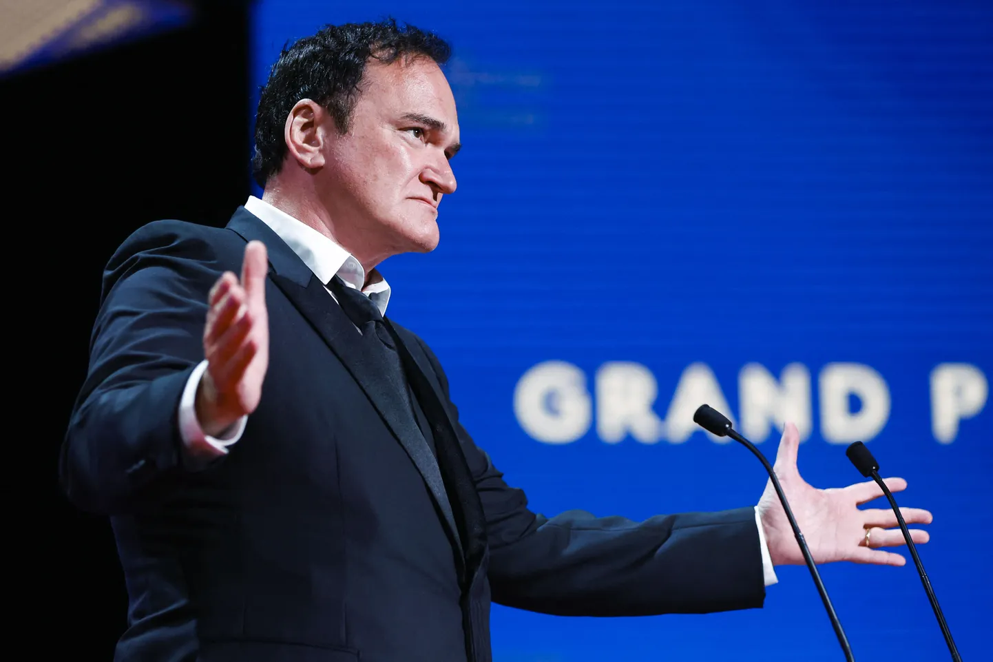 Quentin Tarantino Cannes'i filmifestivali lõputseremoonial.