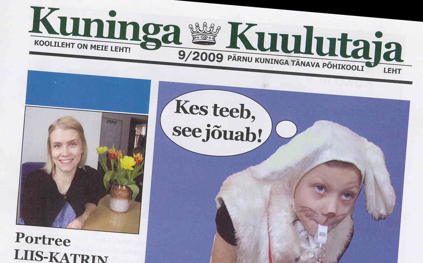 Pärnu Kuninga tänava põhikooli väljaanne Kuninga Kuulutaja tunnistati parimaks põhikooli leheks.