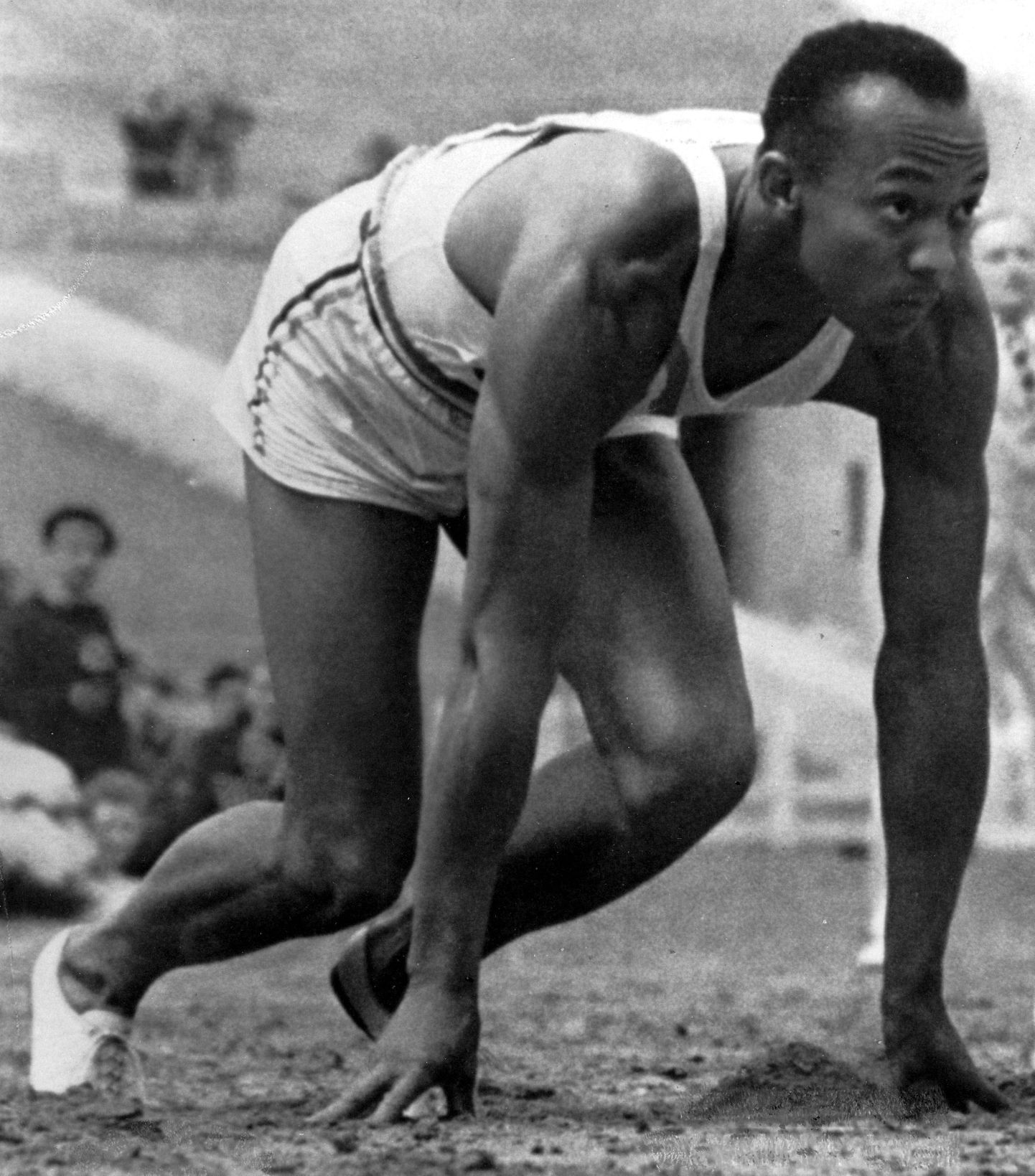 Jesse Owens Berliini olümpiamängudel.