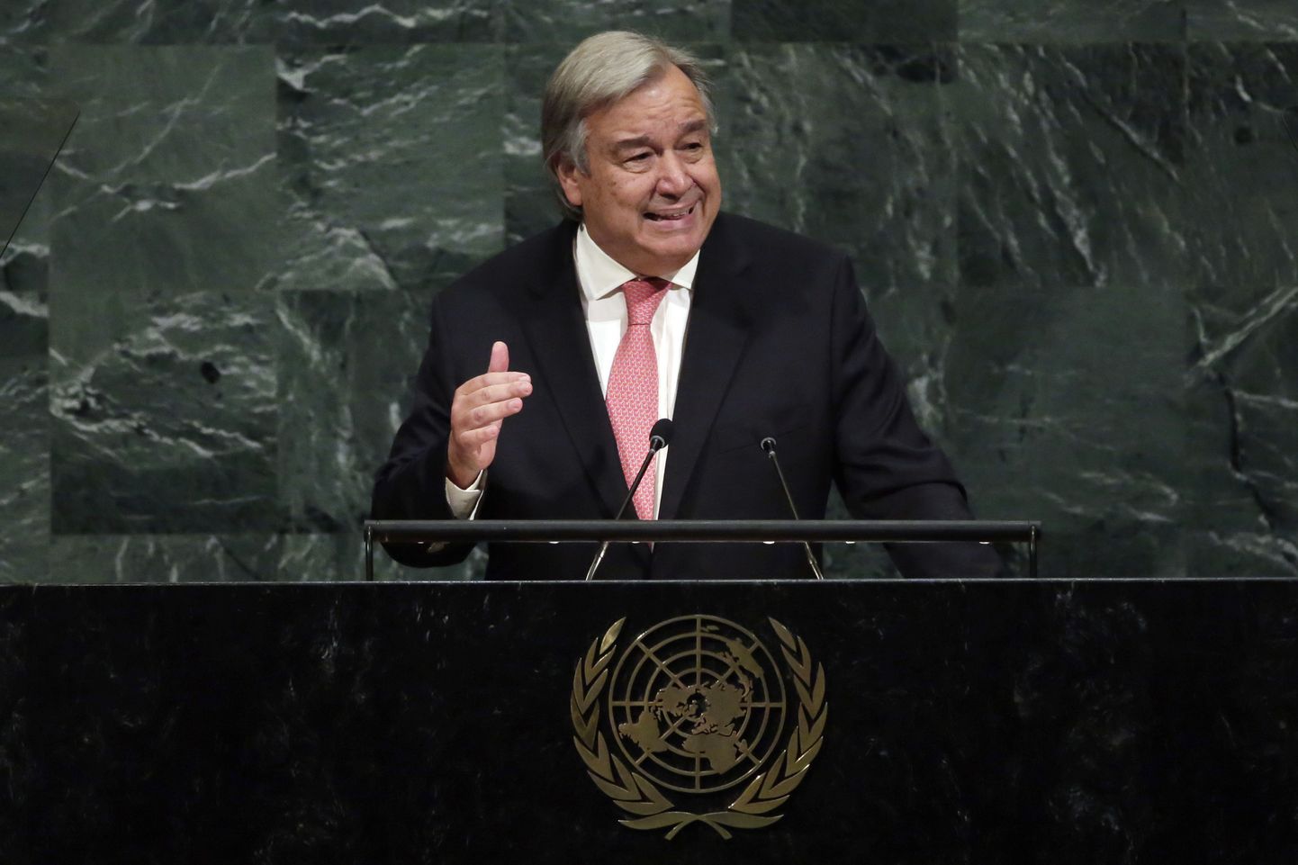 ÜRO peasekretäri Antonio Guterresi ÜRO peaassamblee 72. istungijärgu avasõna.
