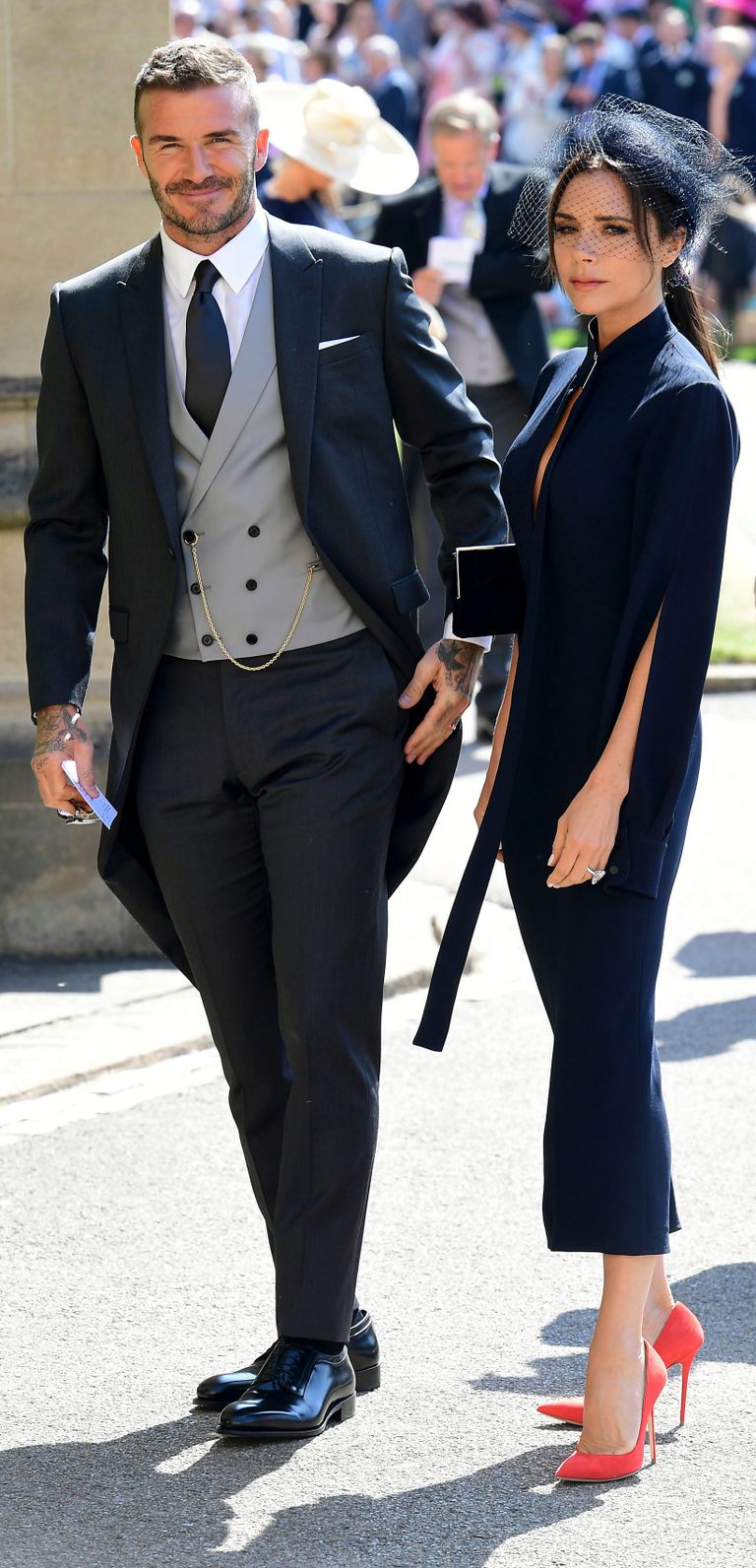 David Beckham ja Victoria Beckham kuninglikus pulmas