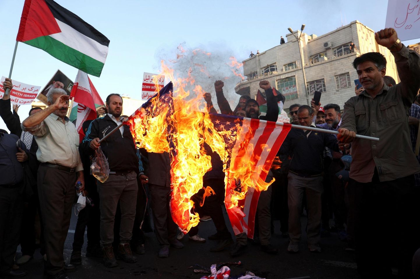 Iisraeli-vastane meeleavaldus Teheranis tänavu 18. oktoobril.