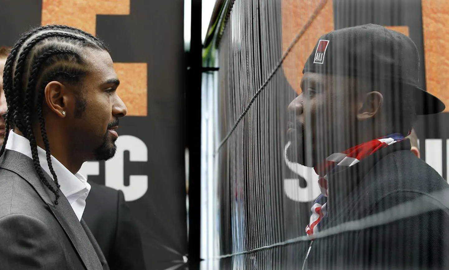 David Haye (vasakul) ja Dereck Chisora.
