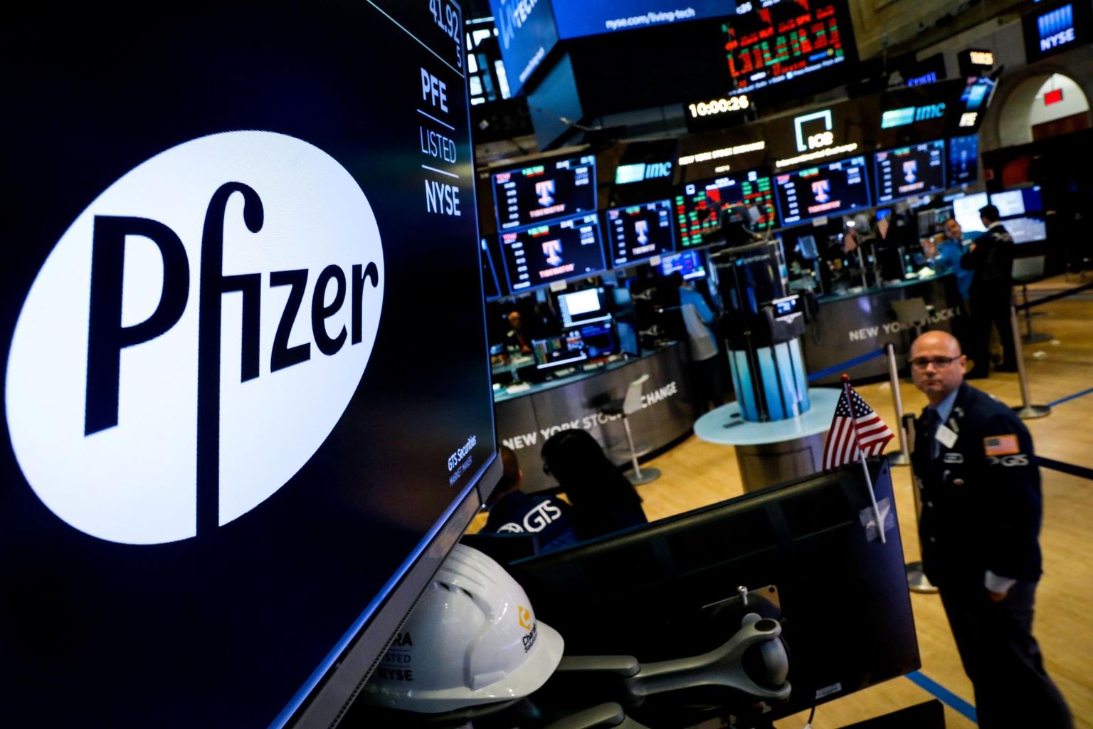 Esmaspäeval oli börsiralli peatesüüdlaseks ravimitootja Pfizer.