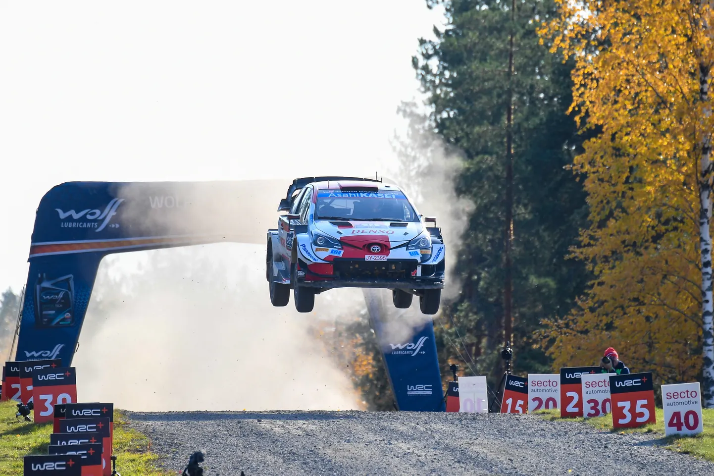 Elfins Evanss Somijas rallijā