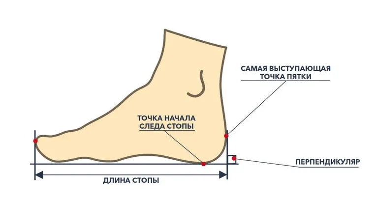 Как определять свой размер ноги
