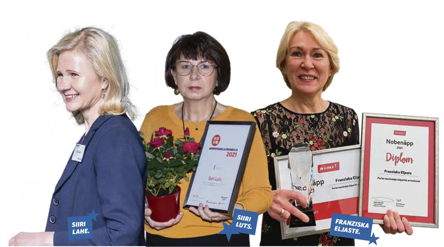 Siiri Lahe, Siiri Luts ja Franziska Eljaste.