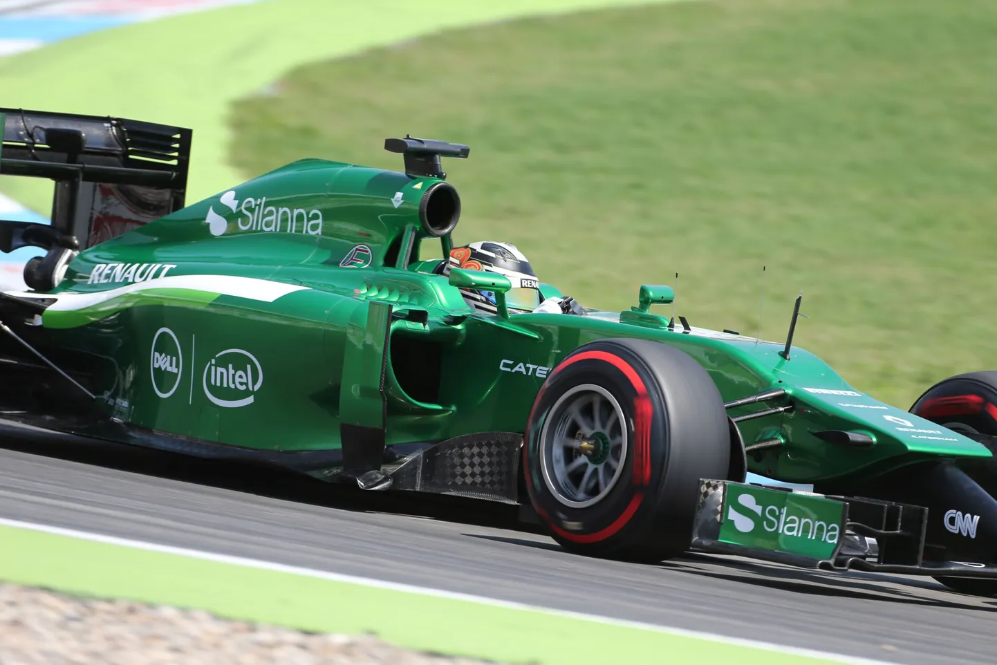 Caterhami sõitja Kamui Kobayashi.