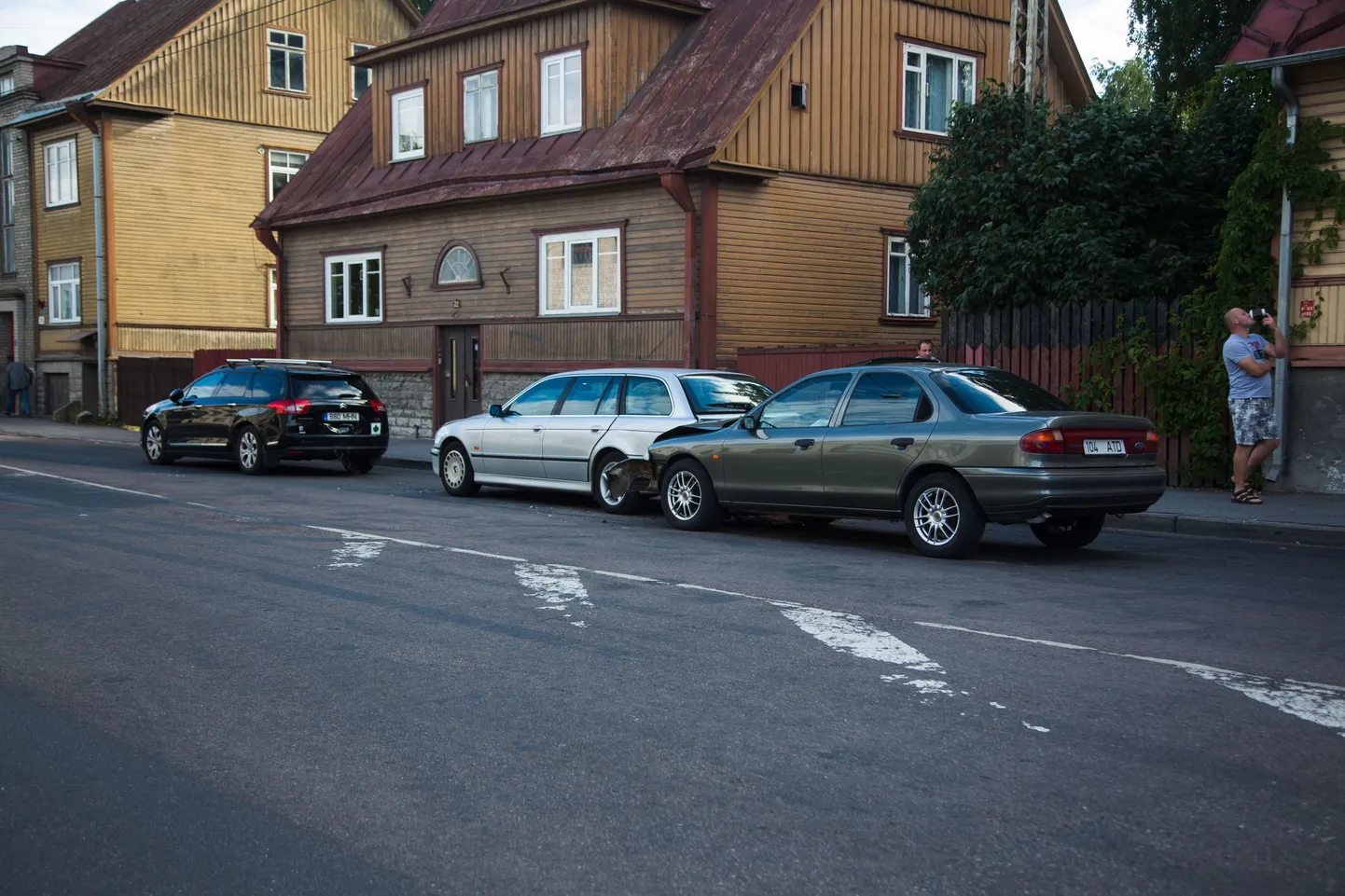 Autoavarii Tulika tänaval