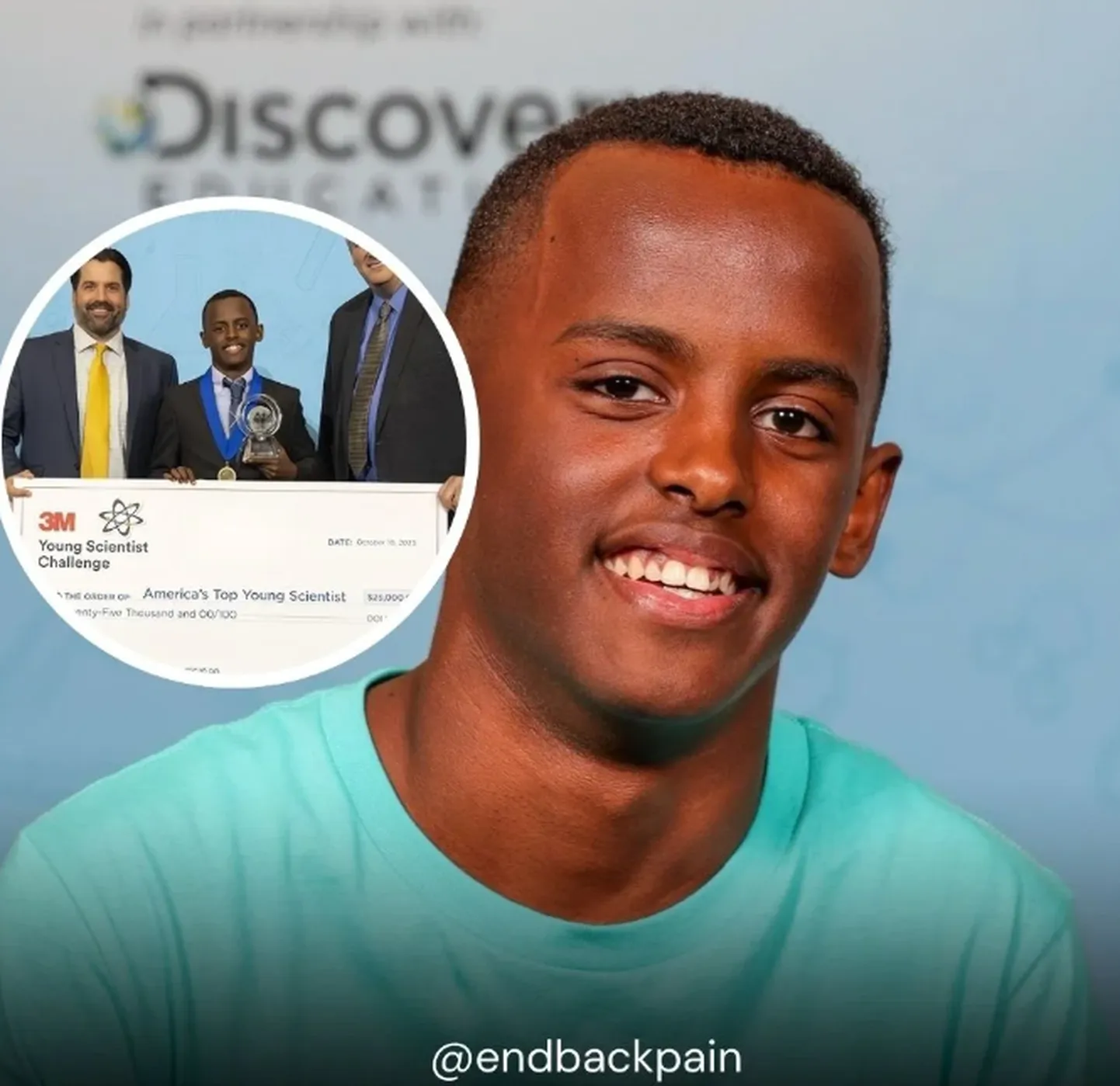 Noor maailma muutev teadlane Heman Bekele.