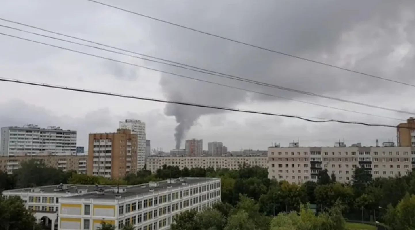 Пожар в Москве