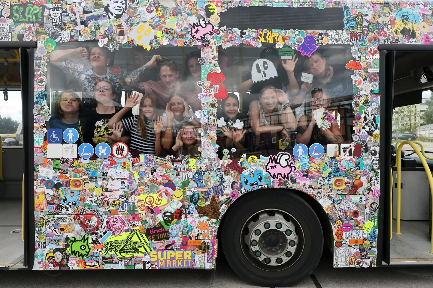 Tartu kleepsubuss. Foto on illustratiivne.