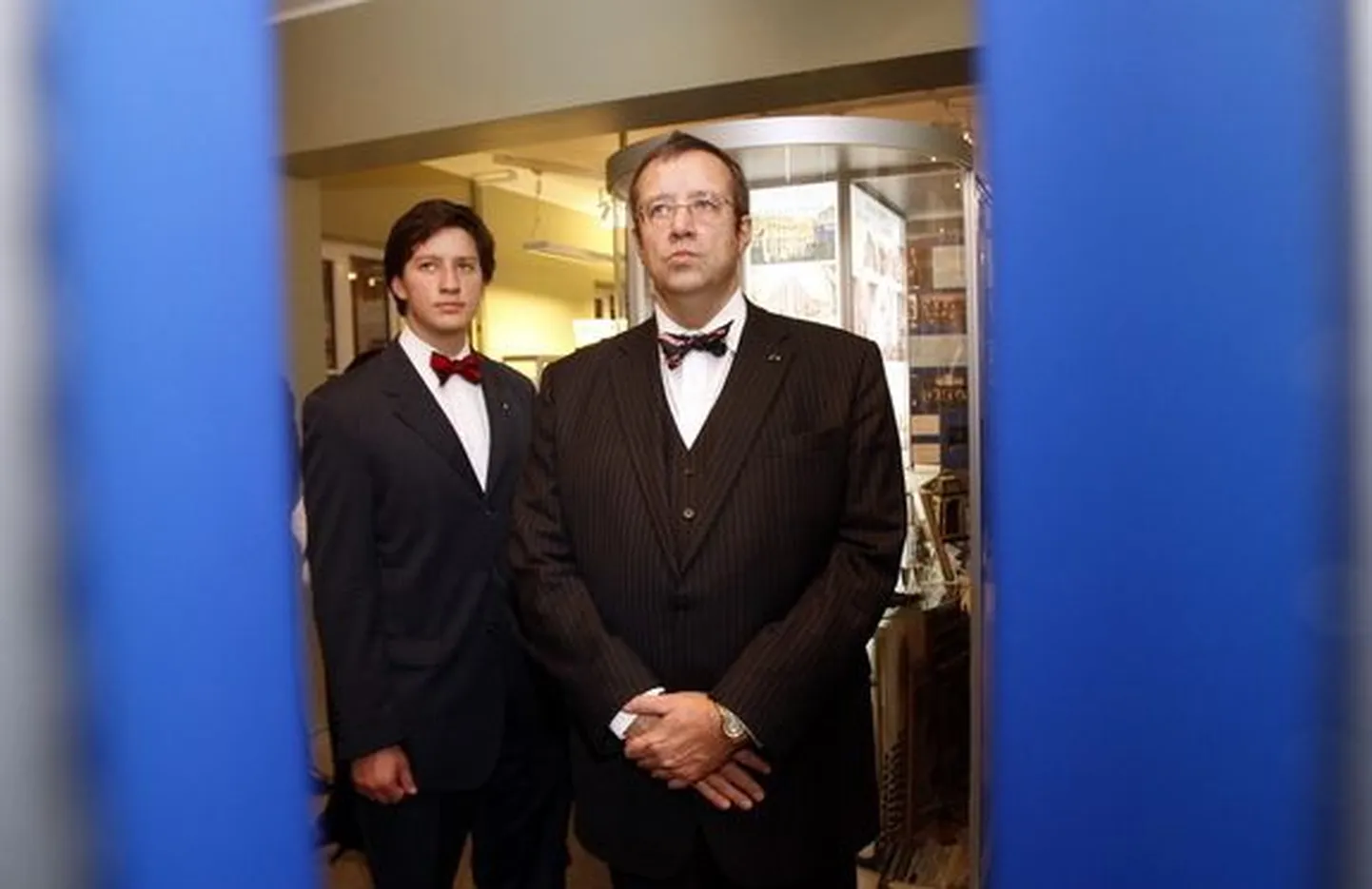 Luukas Kristjan Ilves ja president Toomas Hendrik Ilves
