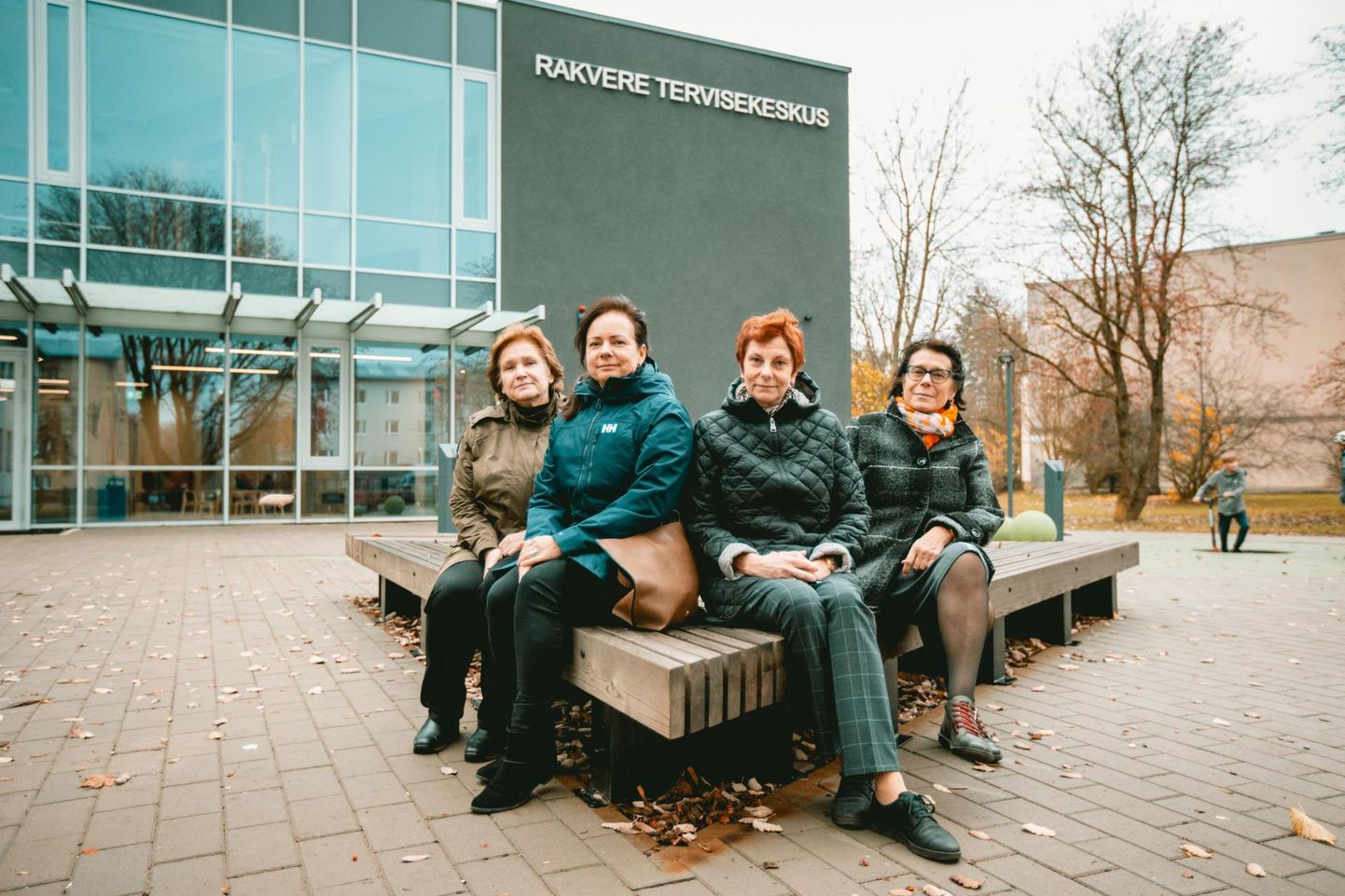 Rakveres peatselt avatavas tervisekeskuses võtavad oma patsiente vastu ka psühhiaater Tiiu Tandre (vasakult), perearstid Katrin Kivisto, Tiina Josua ja Kersti Veidrik.