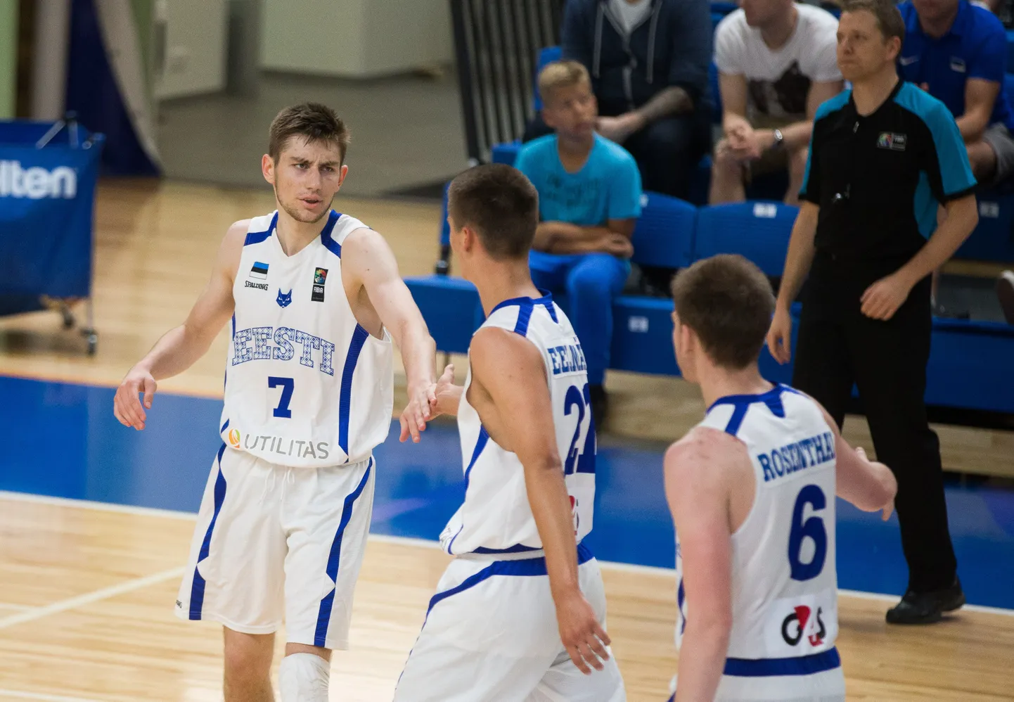 Eesti U18 korvpallikoondis.
