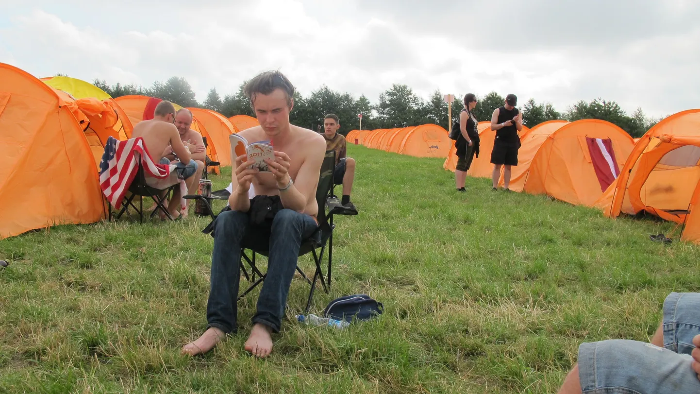 Eesti staarid Roskilde rockifestivalil.