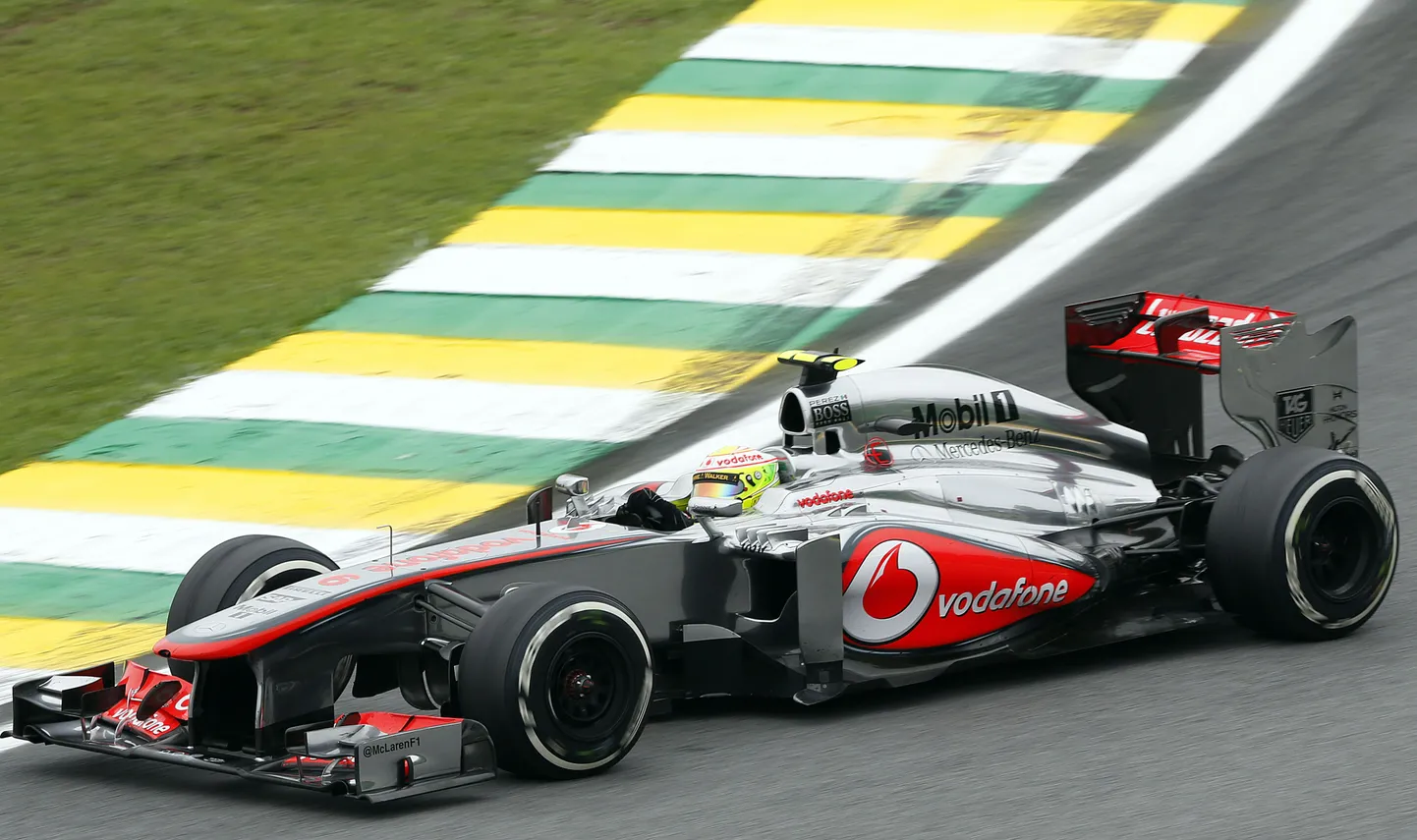 McLareni sõitja Sergio Perez.