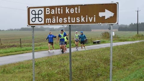 Balti keti jooksul osalejad jõudsid ka Järvamaale