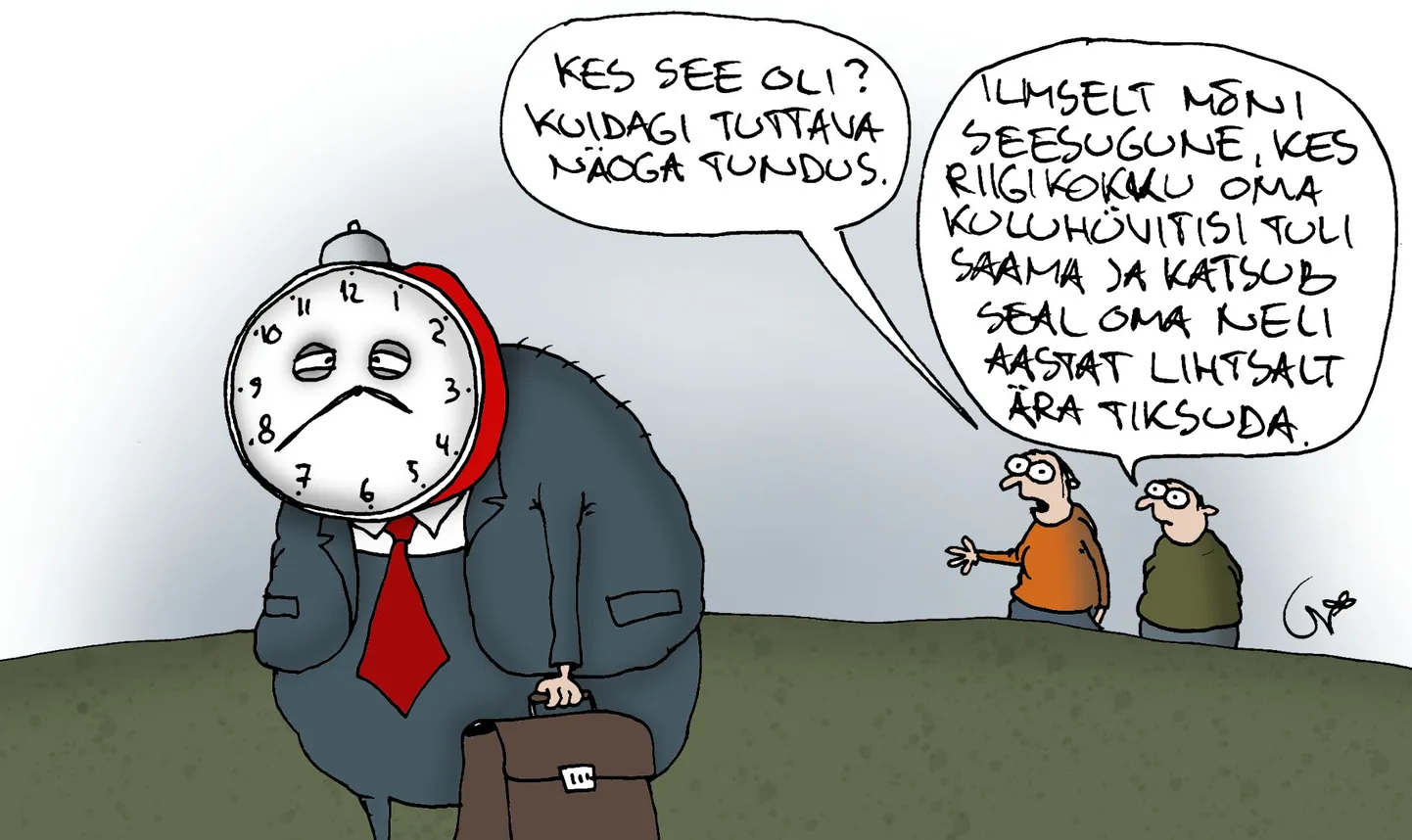 Urmas Nemvalts joonistab