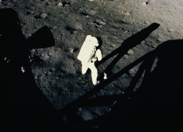 Neil Armstrong ja kuumooduli vari