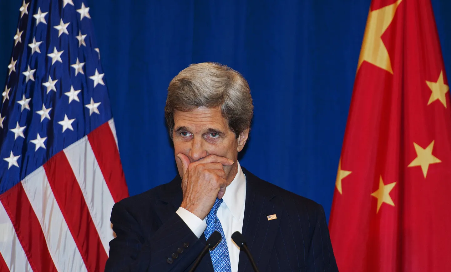 «Hiina ja USA peavad astuma üheskoos samme, et saavutada Korea poolsaare tuumavabaks muutmise eesmärk,» ütles John Kerry.