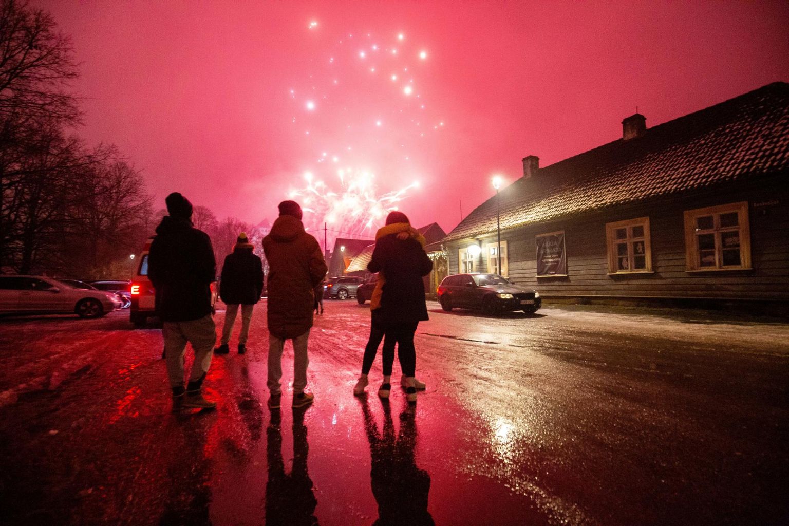 Uue aasta tähistamine mullu Paides.