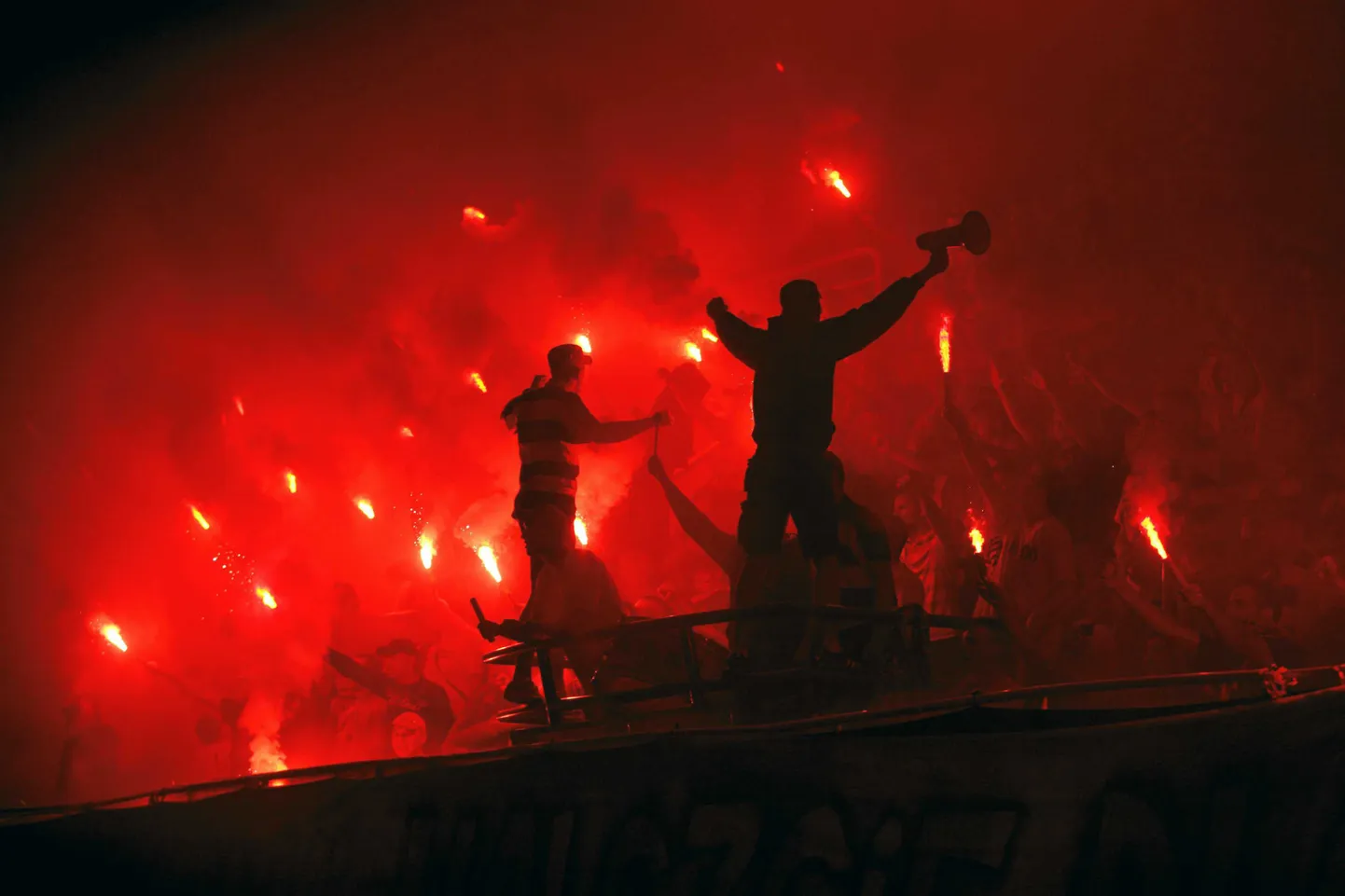 Arka Gdynia fännid.