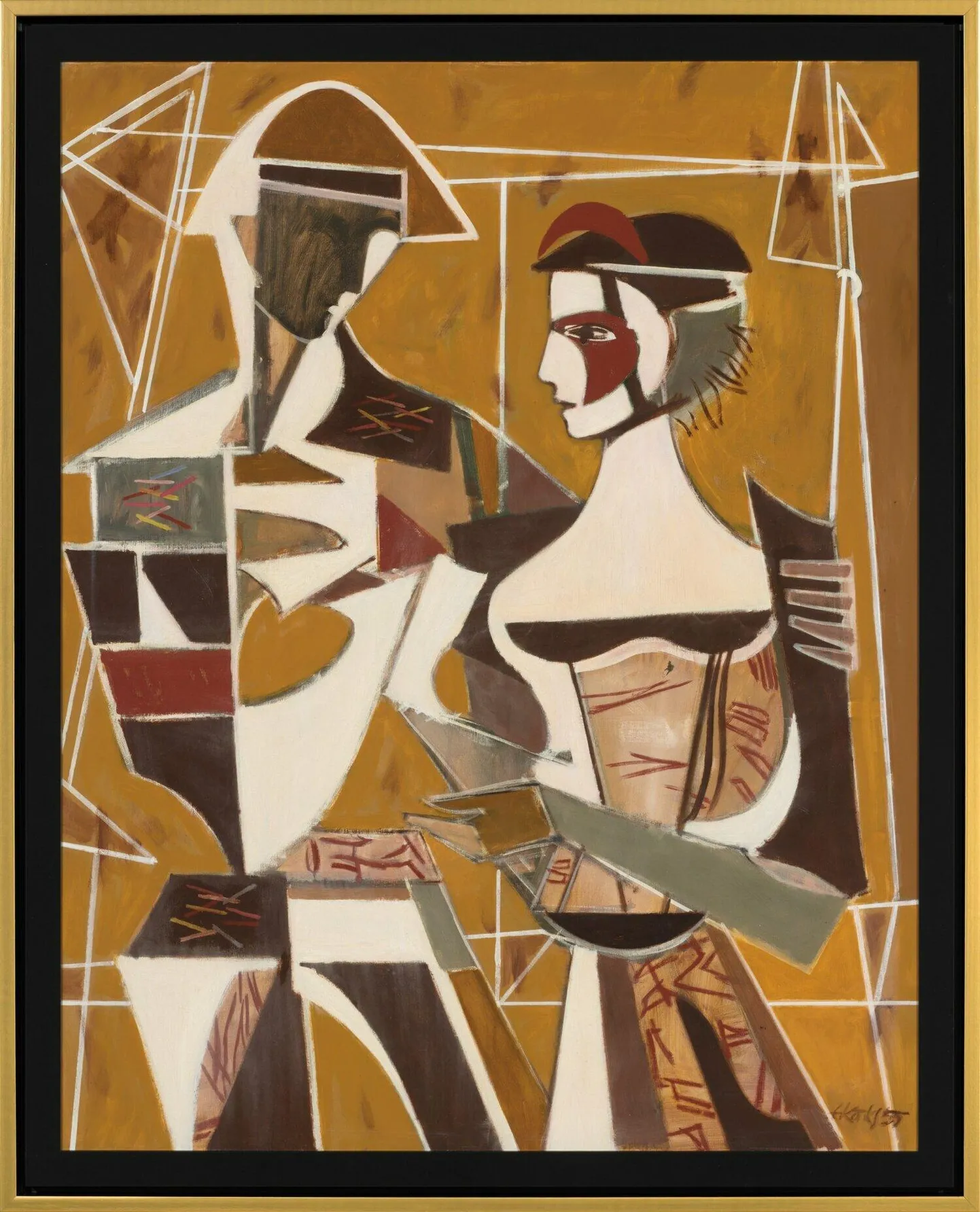 Endel Kõksi «Armastus» (1955) müüdi viimasel Allee galerii sügisoksjonil 79 300 euroga.