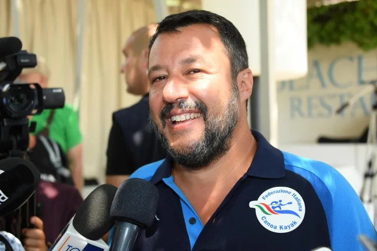 Itaalia siseminister Matteo Salvini nädalavahetusel Taorminas Sitsiilias.