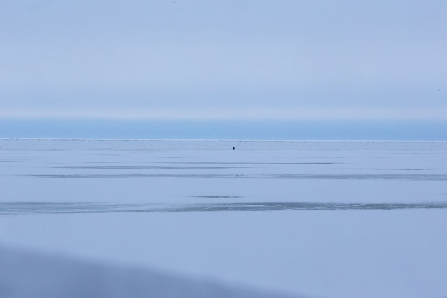 Talvine Peipsi järv.