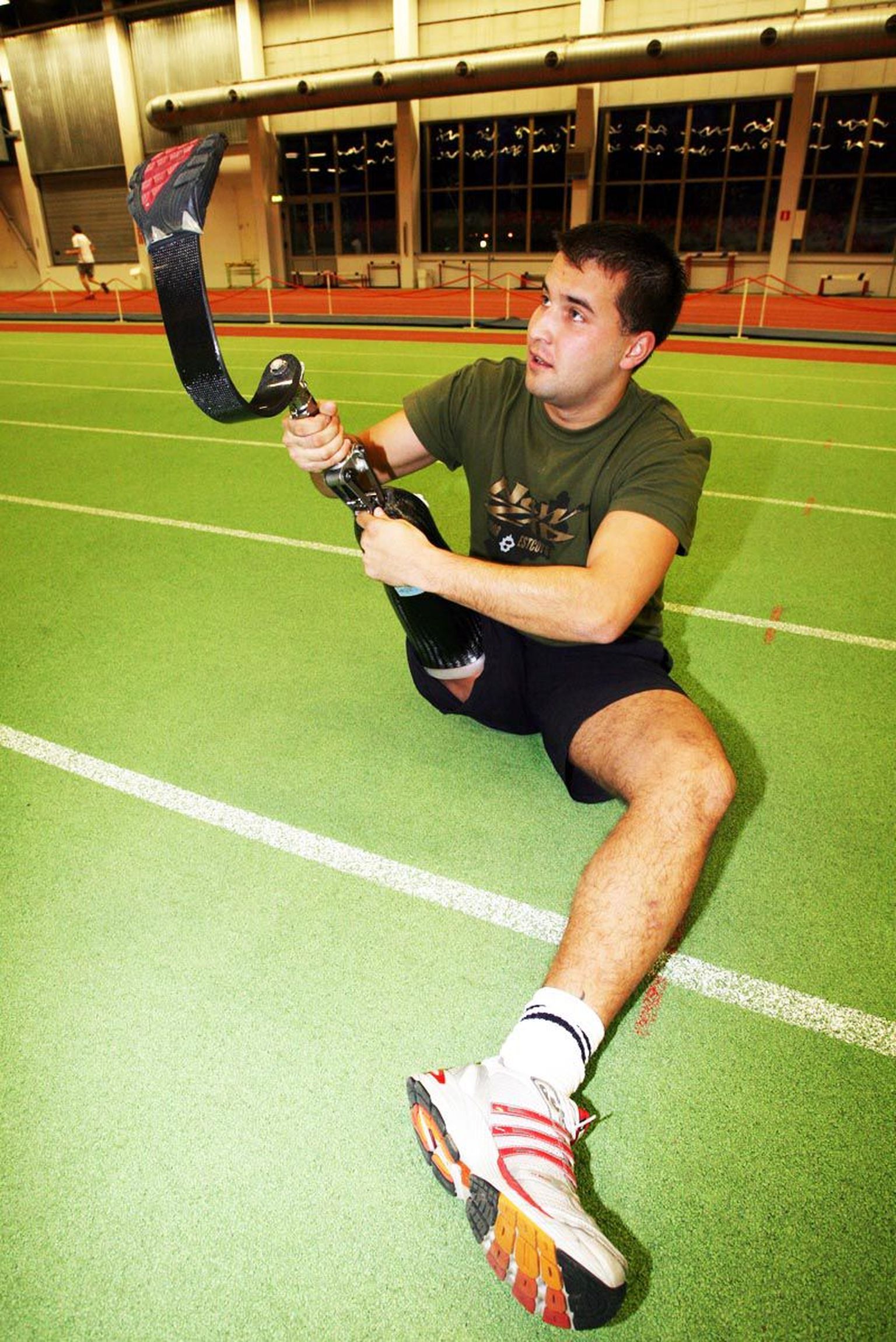 Andrei Vesterineni sõnul saab ta vaatamata jalaproteesile edukalt sportida.