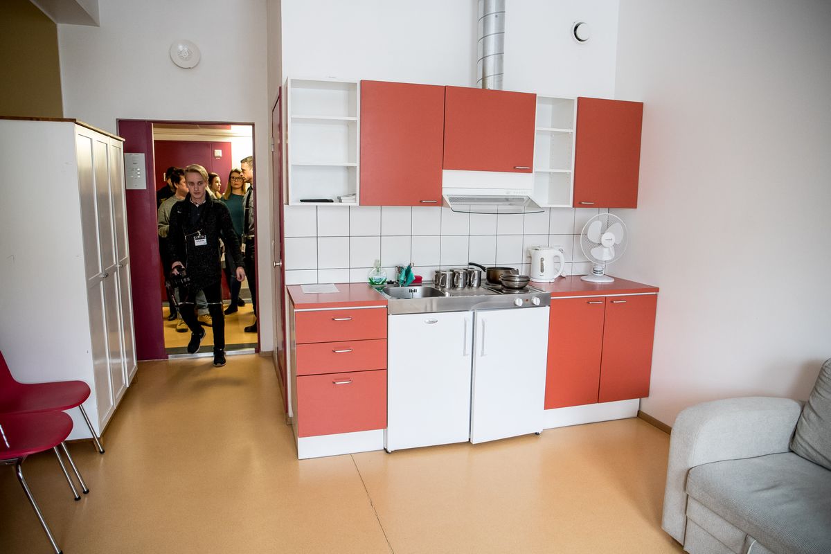 Кухня в комнате для долгосрочных свиданий. Foto: Sander Ilvest/Postimees
