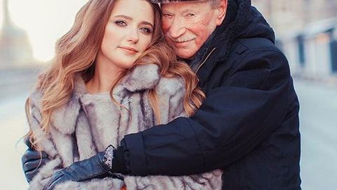 87-летний Иван Краско и его 27-летняя жена станут родителями
