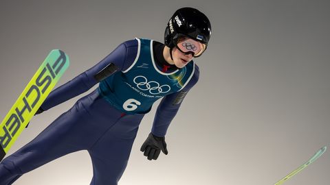 Vägevalt lennanud 18-aastane suusahüppaja Vagul edestas trennis kolme olümpiavõitjat