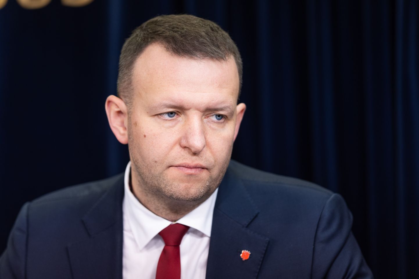 Sotsiaaldemokraatliku Erakonna esimees, siseminister Lauri Läänemets