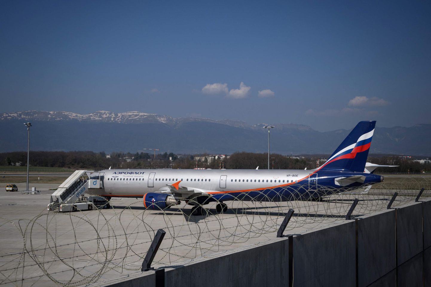 "Aeroflot" lidmašīna Airbus A321-211 Ženēvas lidostā. Ilustratīvs attēls.
