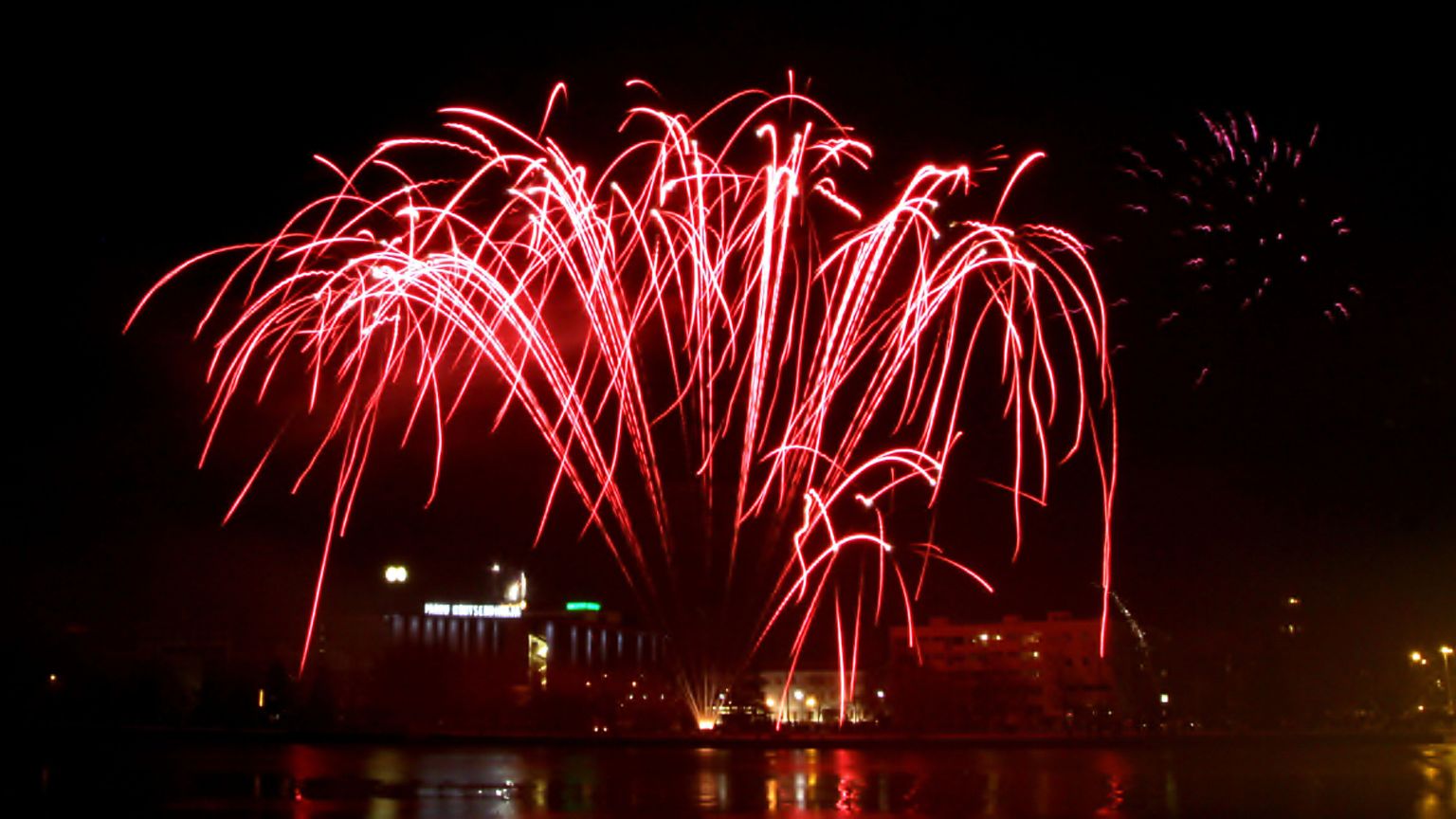 Firework parade