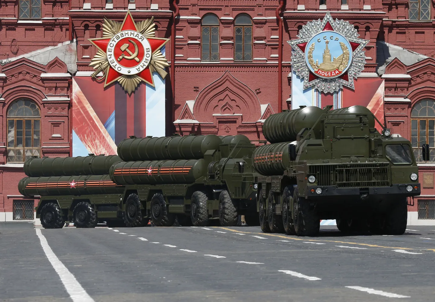 S-400 Triumf võidupüha paraadi ajal Punasel väljakul.