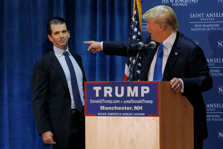 Donald Trump ja Donald Trump Jr (vasakul)