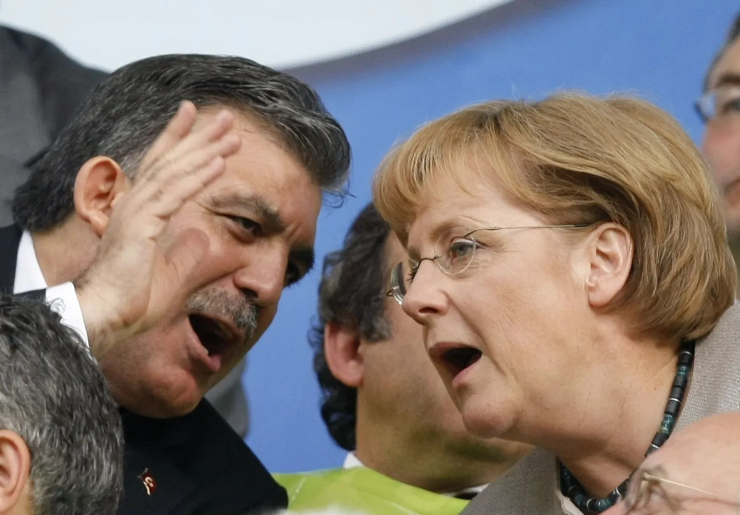 Angela Merkel ja Türgi president Abdullah Gül.