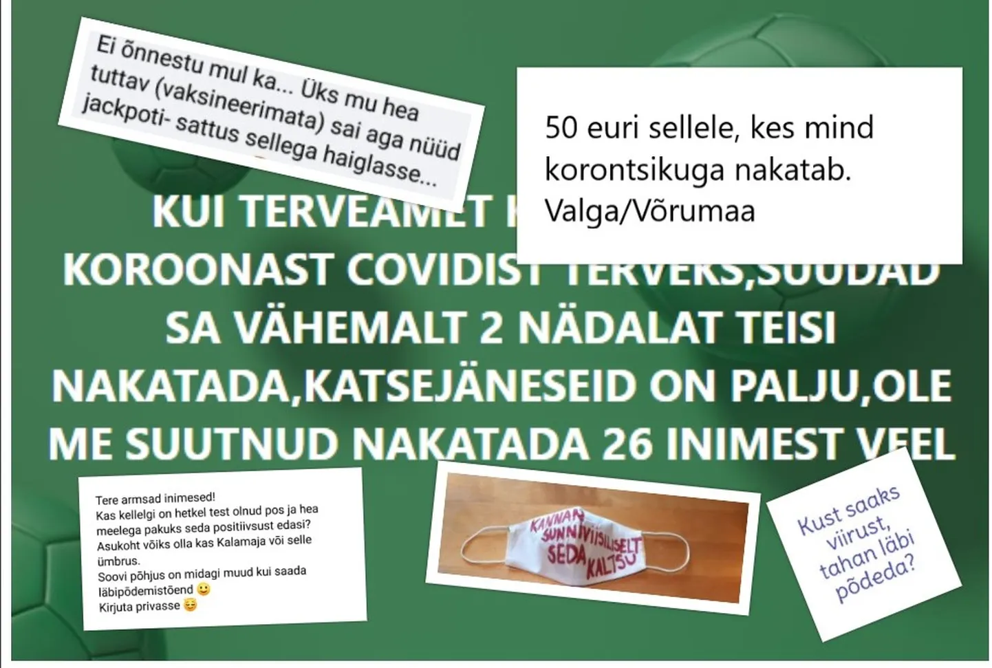 Sel ajal, kui haiglad on ületamas kriitilist piiri, otsivad mõned inimesed nakatumise võimalusi