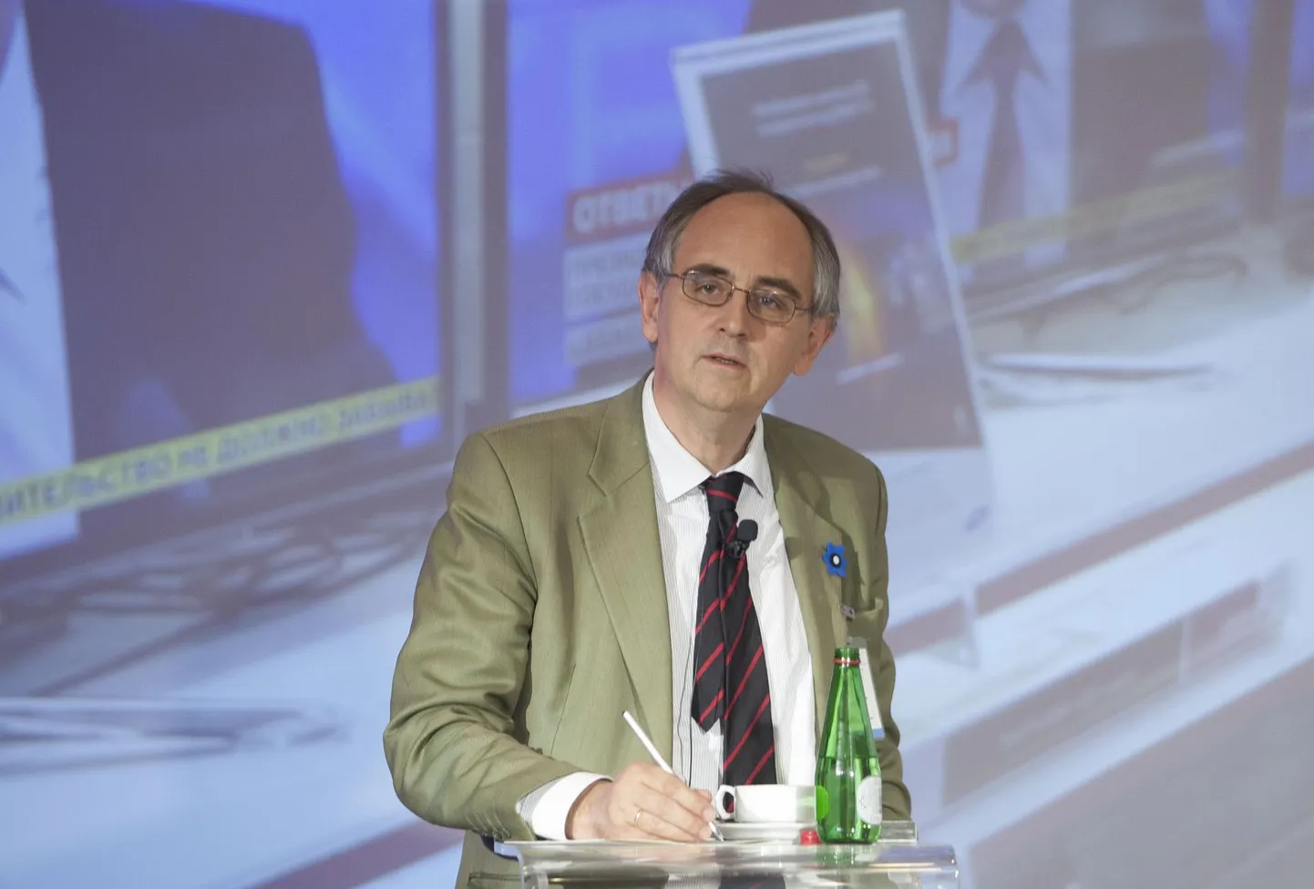Edward Lucas Lennart Meri konverentsil.